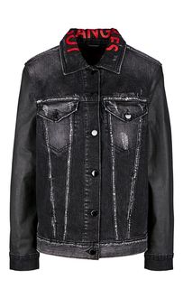 Джинсовая куртка черного цвета Guess
