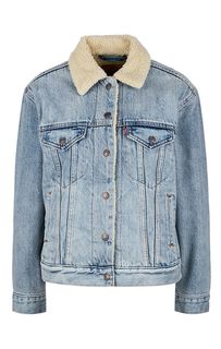 Утепленная джинсовая куртка на кнопках Ex-Bf Sherpa Trucker Levis®