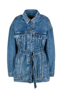 Синяя джинсовая куртка с поясом Levis®