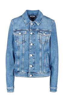 Короткая джинсовая куртка с четырьмя карманами Tommy Jeans