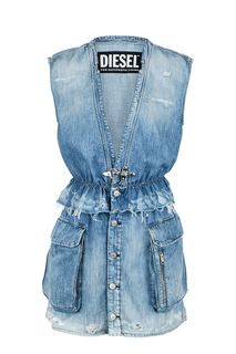 Джинсовое платье с карманами Diesel