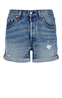 Джинсовые шорты с рваными деталями 501 Long Levis®