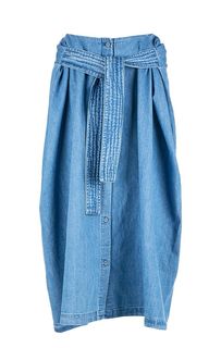 Синяя юбка из хлопка оригинального кроя Levis: Made & Crafted