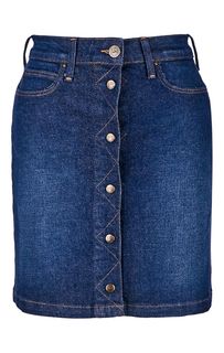 Короткая джинсовая юбка на кнопках Lee