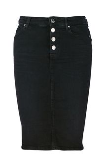 Черная джинсовая юбка Guess