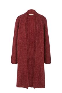 Длинный кардиган бордового цвета Shade