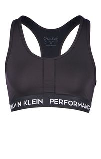 Укороченный черный топ в спортивном стиле Calvin Klein Performance