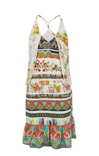 Платье из вискозы с цветочным принтом Desigual