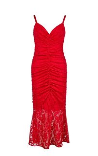 Красное кружевное платье Marciano Guess