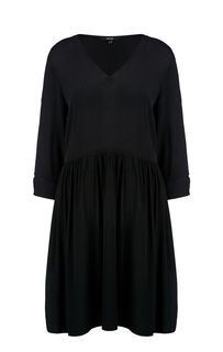 Платье черного цвета с расклешенной юбкой Vero Moda