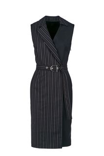 Платье в полоску с ремнем Pinko