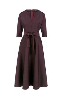 Бордовое платье средней длины D&M by 1001 Dress