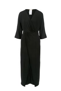 Черное платье из вискозы Pennyblack