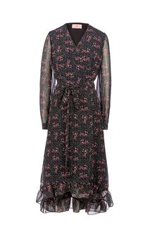 Платье из вискозы с завязками на талии Alisia HIT