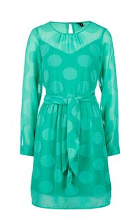 Зеленое платье с расклешенной юбкой Vero Moda