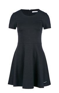 Трикотажное платье с расклешенной юбкой Calvin Klein Jeans