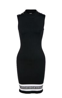 Облегающее трикотажное платье без рукавов Guess