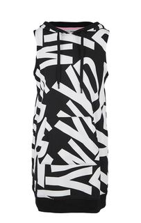 Платье в спортивном стиле с капюшоном Dkny
