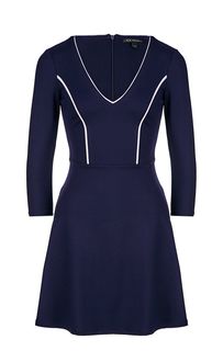 Короткое платье синего цвета Armani Exchange