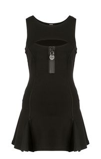 Платье черного цвета из вискозы Diesel