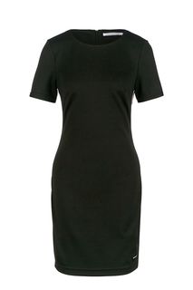 Черное трикотажное платье Calvin Klein Jeans