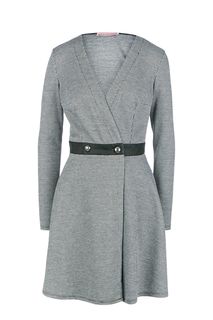 Короткое платье из вискозы с запахом Dulcis Shop