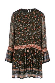 Короткое платье с цветочным принтом Pepe Jeans