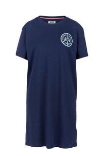 Хлопковое платье-футболка с короткими рукавами Tommy Jeans