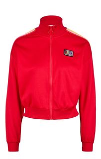 Красная толстовка на молнии Juicy by Juicy Couture