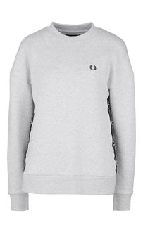 Серый свитшот из хлопка Fred Perry