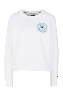 Хлопковый свитшот с принтом Tommy Jeans