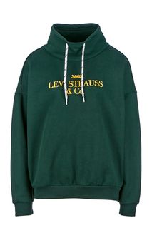 Зеленый хлопковый свитшот Levis®