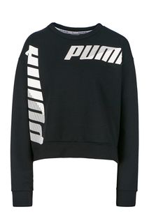 Черный свитшот с принтом Puma