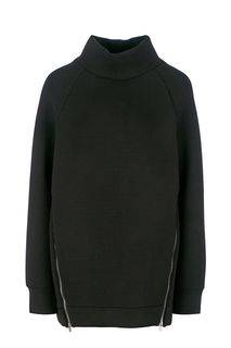 Черный свитшот оверсайз из вискозы Urban Tiger