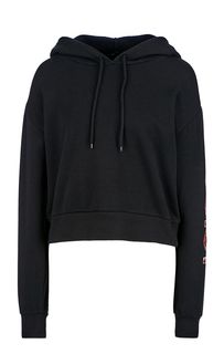 Укороченная толстовка с логотипом бренда Juicy Couture