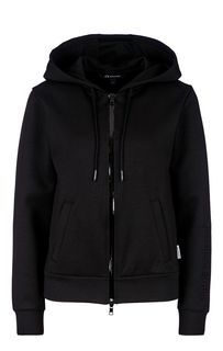 Черная толстовка на молнии с капюшоном Armani Exchange