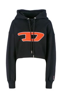 Хлопковая толстовка черного цвета Diesel