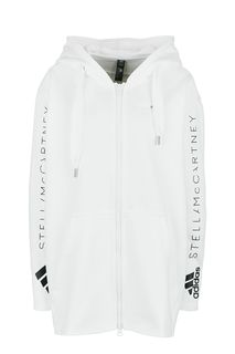 Белая толстовка с контрастным принтом Adidas by Stella Mc Cartney
