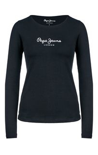 Хлопковая футболка с длинными рукавами Pepe Jeans