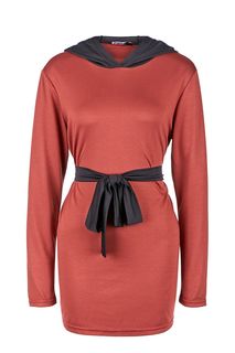 Футболка из вискозы с капюшоном UNU Clothing
