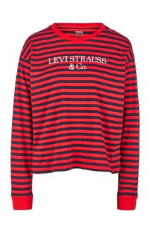 Хлопковая футболка в полоску с длинными рукавами Levis®