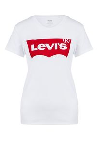 Белая футболка с логотипом бренда Levis®