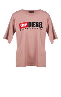 Футболка оверсайз с разрезами по бокам Diesel