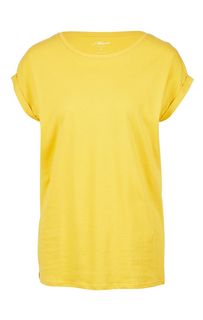 Хлопковая футболка желтого цвета Mavi