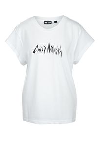 Хлопковая футболка с принтом Cheap Monday