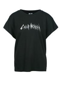 Хлопковая футболка с принтом Cheap Monday