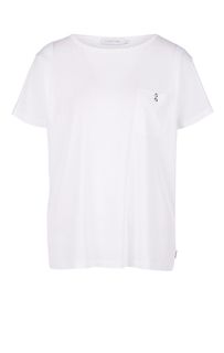 Однотонная хлопковая футболка с карманом Calvin Klein
