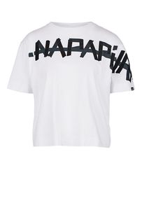 Футболка из хлопка свободного кроя Napapijri