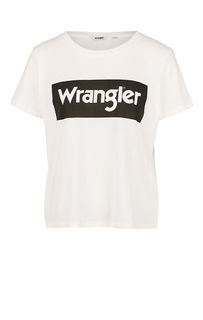 Футболка оверсайз с логотипом бренда Wrangler