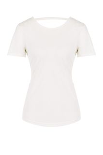 Белая футболка с короткими рукавами Tom Tailor